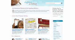 Desktop Screenshot of explorewriting.co.uk
